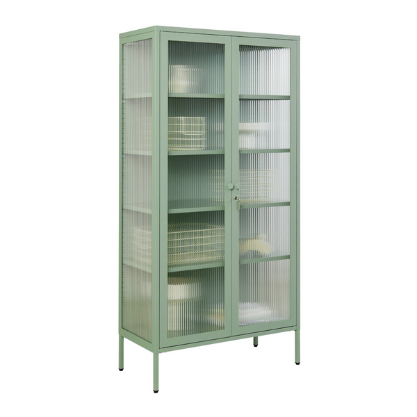 The Collector Mustard Made Storage Cabinet (Sage)