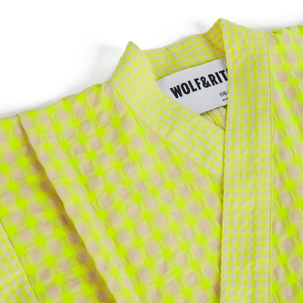 Jinbei Printed Kimono Shirt and Shorts Set (Fluor)