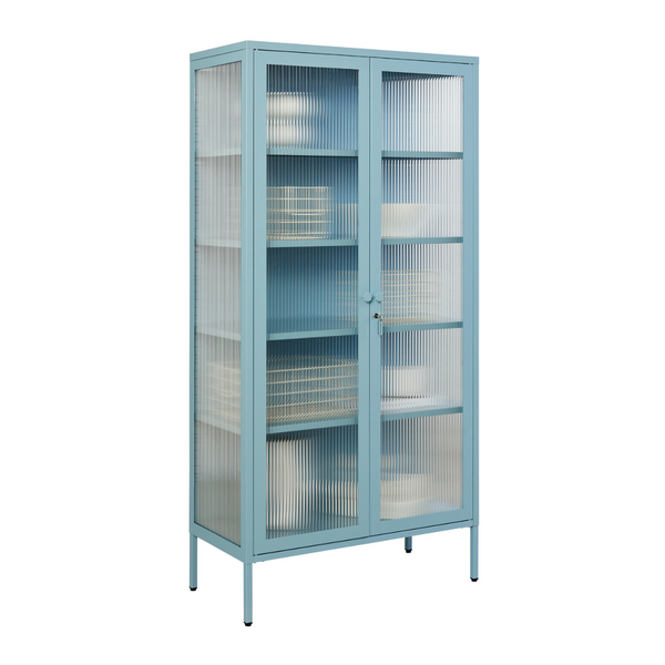 The Collector Mustard Made Storage Cabinet (Ocean)