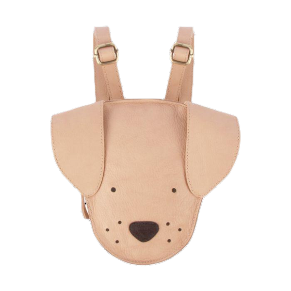 Kapi the Dog Leather Rucksack