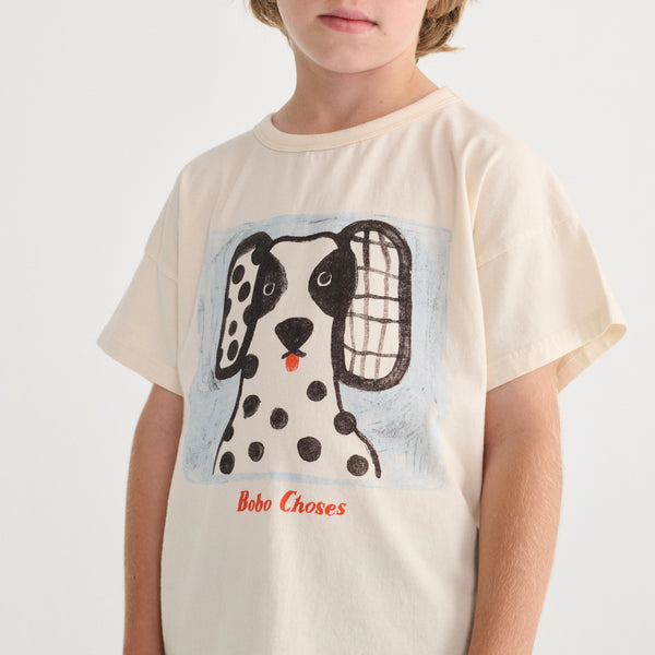 Van Dog Face Cotton T-shirt (White)