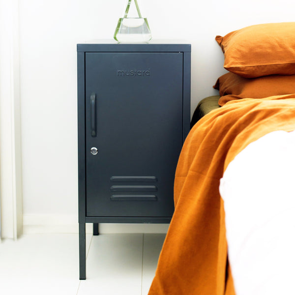 The Shorty Single Door Locker Cabinet (Slate) (Opens to Right)