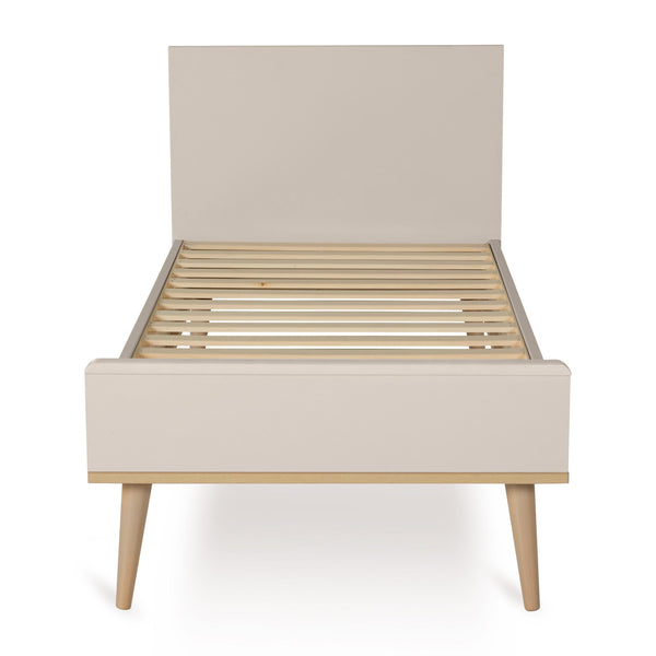 Flow Convertible Wooden Height Adjustable Cot to Bed (Clay)