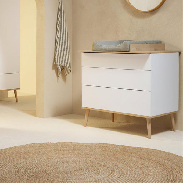 Flow Chest of Drawer Changing Table Extension (White)