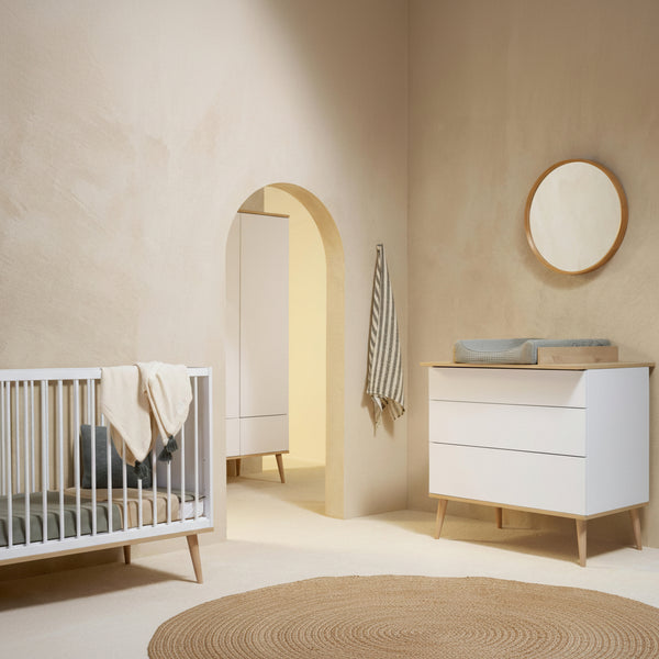 Flow Wooden Chest of Drawers (White)
