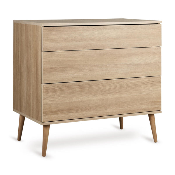 Flow Wooden Chest of Drawers (Honey Ash)