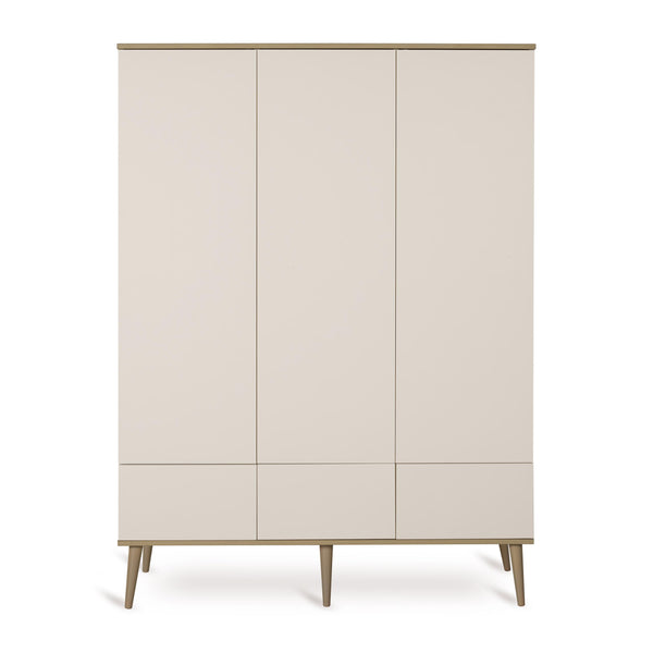 Flow Wooden Extra Large Wardrobe (Clay)