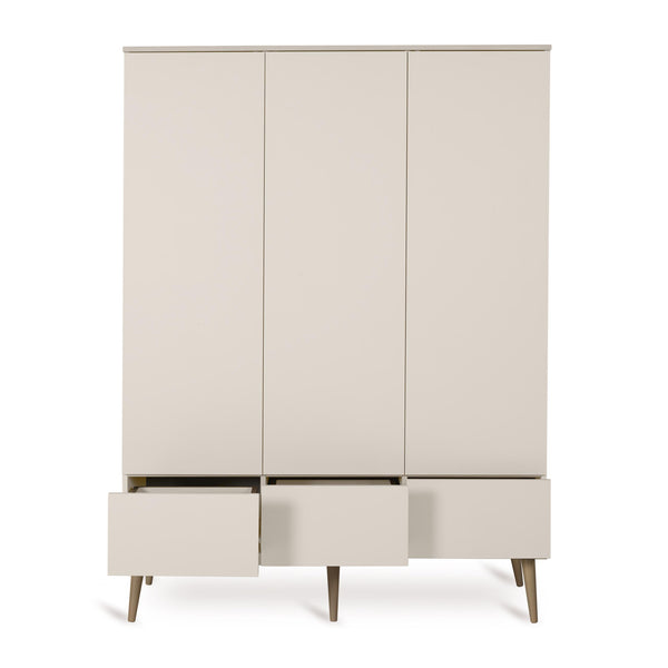 Flow Wooden Extra Large Wardrobe (Clay)