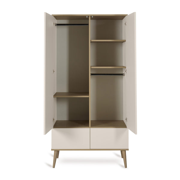 Flow Wooden Wardrobe (Clay)
