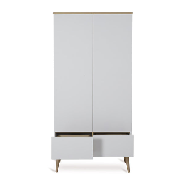 Flow Wooden Wardrobe (White)