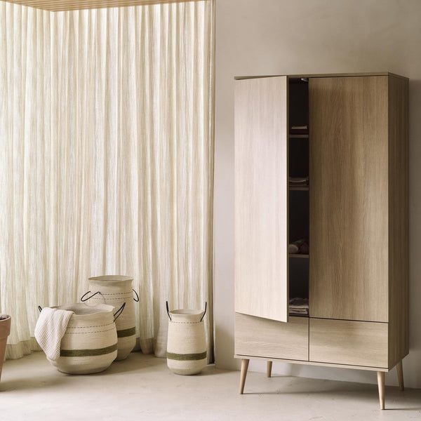 Flow Wooden Wardrobe (Honey Ash)