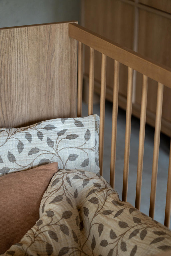 Kyo Wooden Baby Cot (Honey Ash)