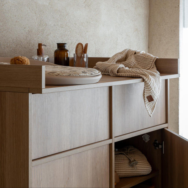 Kyo Chest of Drawer XL Changing Table Extension (Honey Ash)
