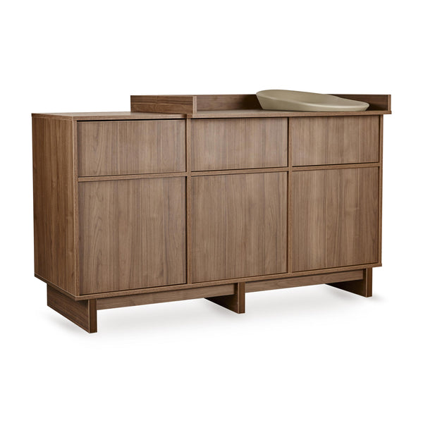 Kyo Chest of Drawer XL Changing Table Extension (Walnut)