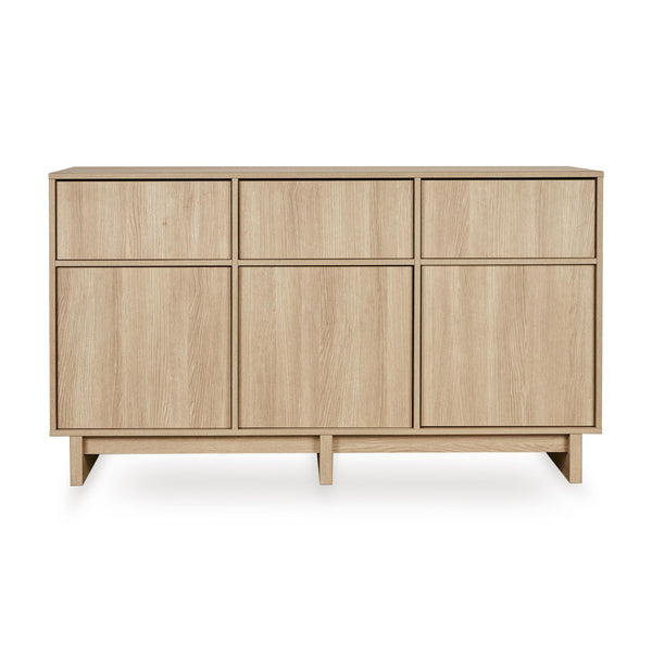 Kyo XL Wooden Chest of Drawers (Honey Ash)