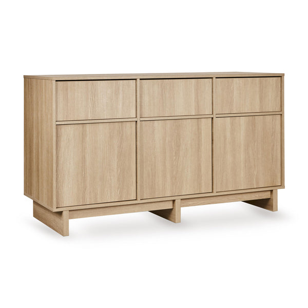 Kyo XL Wooden Chest of Drawers (Honey Ash)