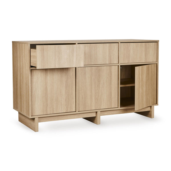 Kyo XL Wooden Chest of Drawers (Honey Ash)