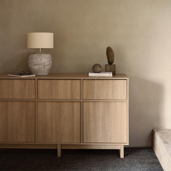 Kyo XL Wooden Chest of Drawers (Honey Ash)