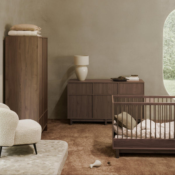 Kyo XL Wooden Chest of Drawers (Walnut)
