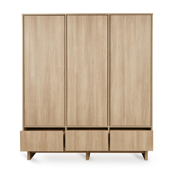 Kyo XL Wooden Wardrobe (Honey Ash)