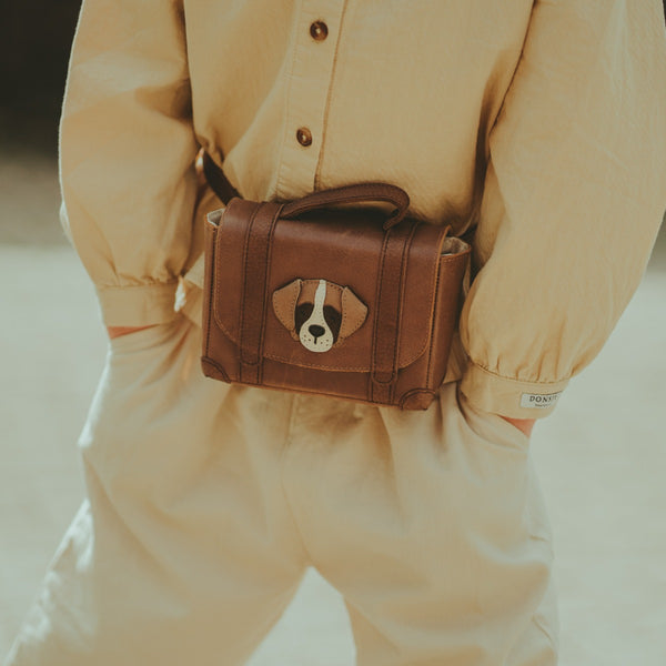 Trychel Saint Bernard Leather Bum Bag
