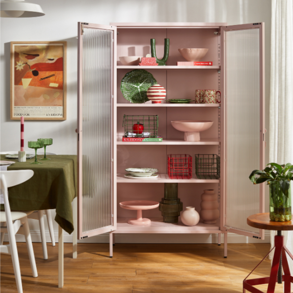 The Collector Mustard Made Storage Cabinet (Blush)