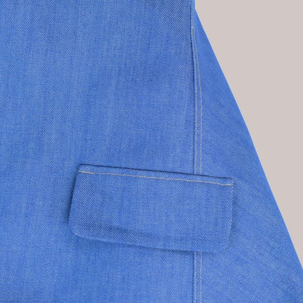 Avery Denim V Tunic Dress