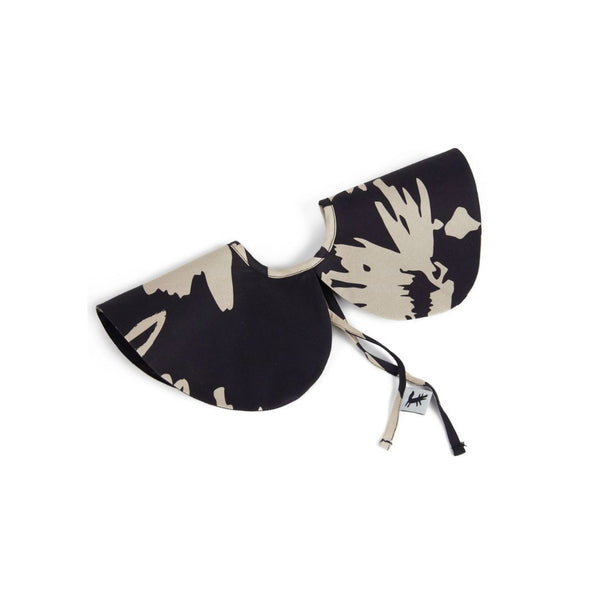 Black Carminho Body Suit with Detachable Collar