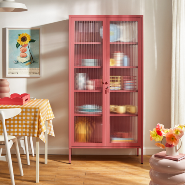 The Collector Mustard Made Storage Cabinet (Berry)