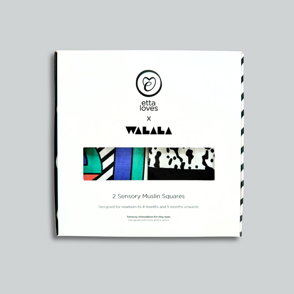 Etta Loves x Camille Walala Sensory Printed Muslins (Pack of 2)