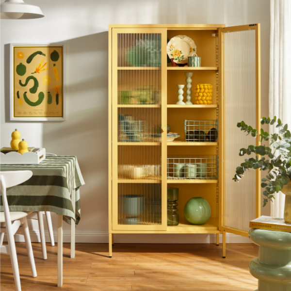 The Collector Mustard Made Storage Cabinet (Butter)