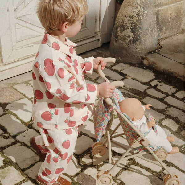 Fen Strawberry Print Overshirt Jacket (Fragola)