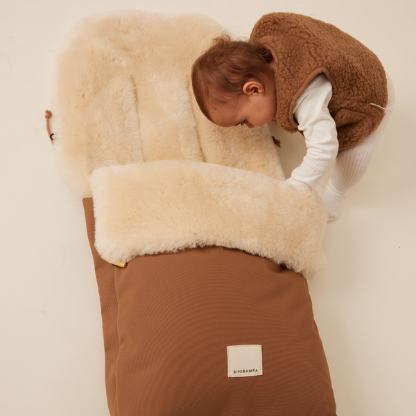 Sheepskin Universal Fixed Harness Buggy Puffmuff (Bruno)
