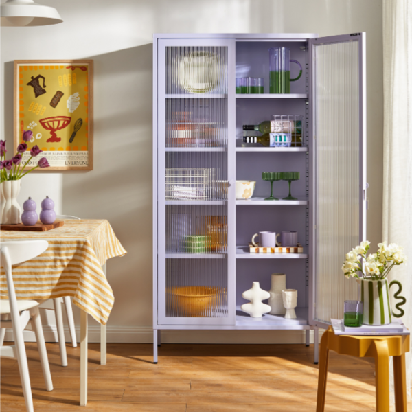 The Collector Mustard Made Storage Cabinet (Lilac)