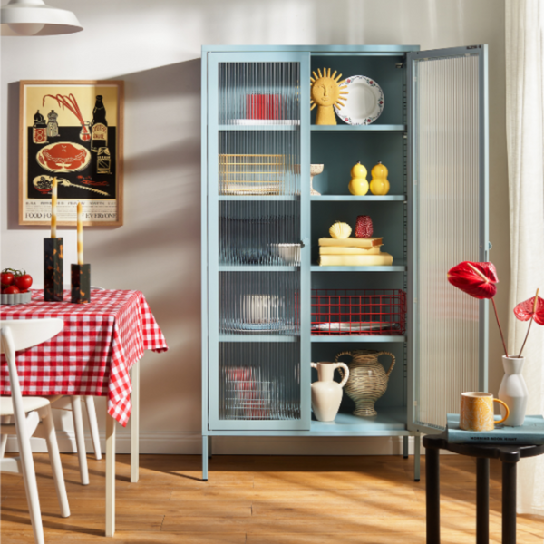 The Collector Mustard Made Storage Cabinet (Ocean)