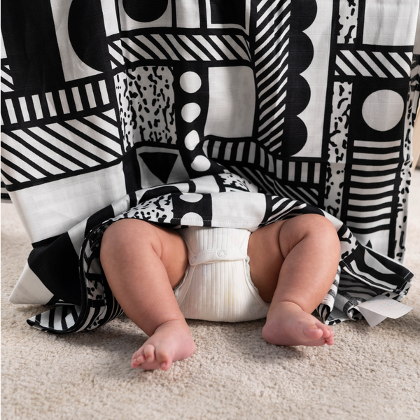 Etta Loves x Camille Walala XL Sensory Baby Muslin (Monochrome)