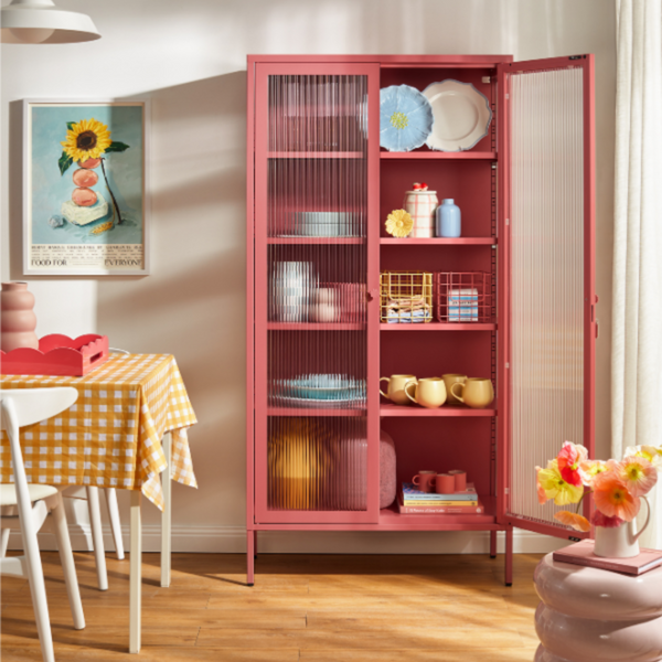 The Collector Mustard Made Storage Cabinet (Berry)