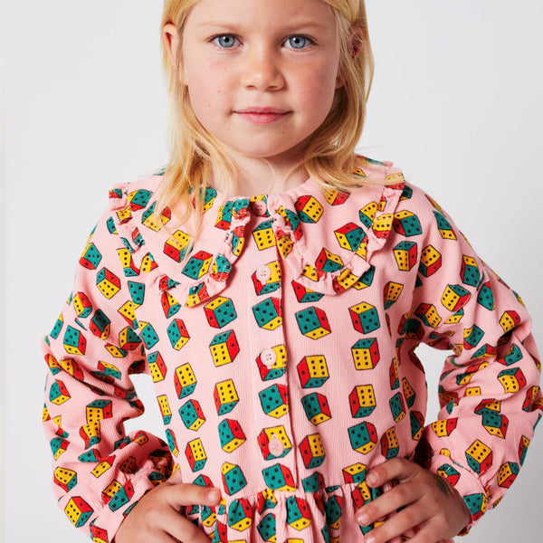 Dices All-Over Corduroy Cotton Dress