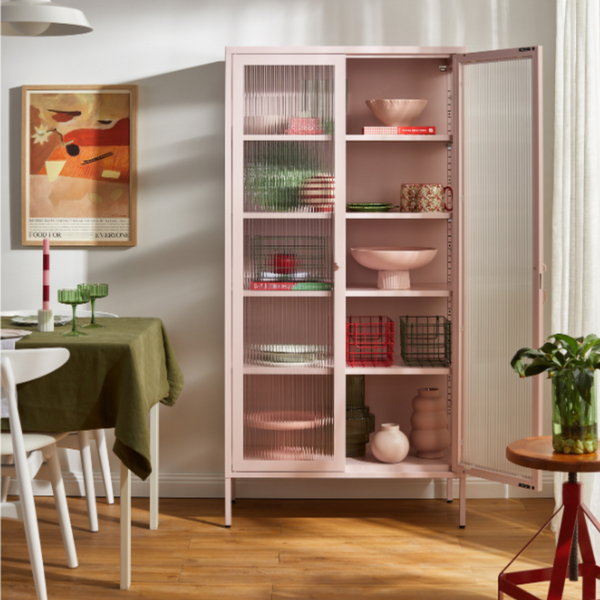 The Collector Mustard Made Storage Cabinet (Blush)