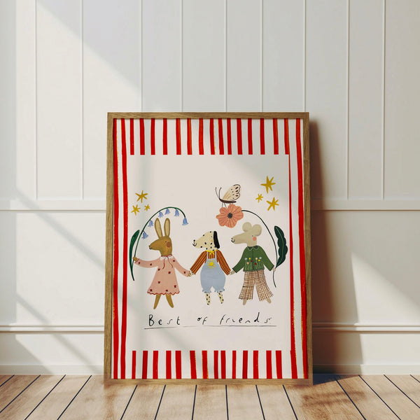 Best of Friends  Art Print