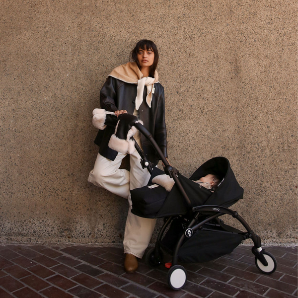 BINI Merino Sheepskin Mini Puff (Milk)