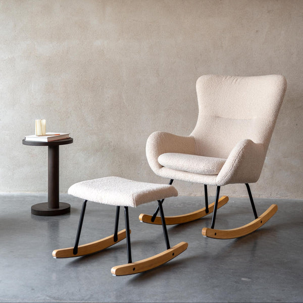 Hocker Rocking Footstall (Sheep Cream)