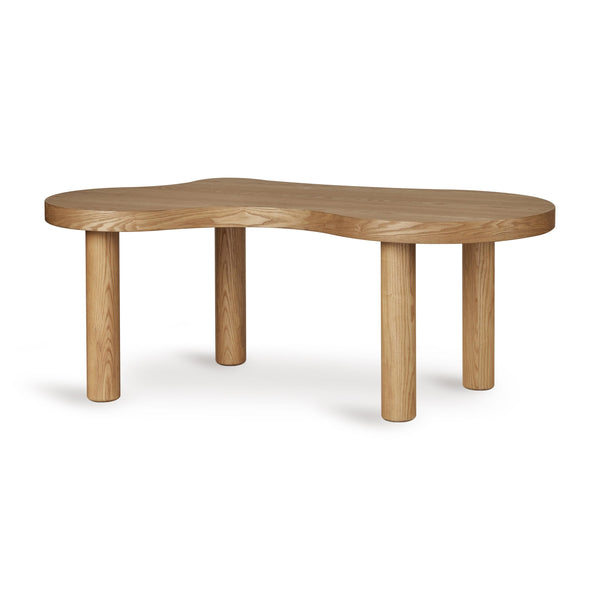 Modular Organic Wooden Children's Adjustable Height Table (Natural Ash)