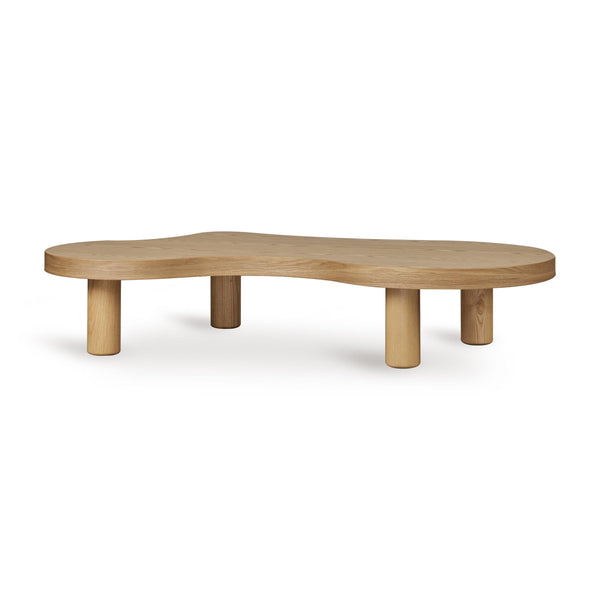 Modular Organic Wooden Children's Adjustable Height Table (Natural Ash)