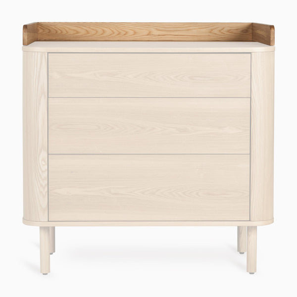 Yume Chest of Drawer XL Changing Table Extension (Natural Ash)