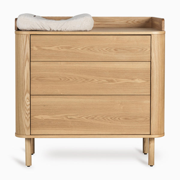 Yume Chest of Drawer XL Changing Table Extension (Natural Ash)
