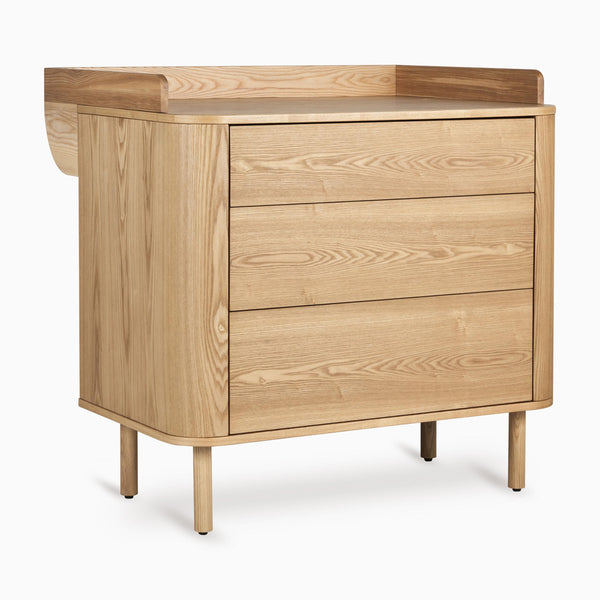 Yume Chest of Drawer XL Changing Table Extension (Natural Ash)