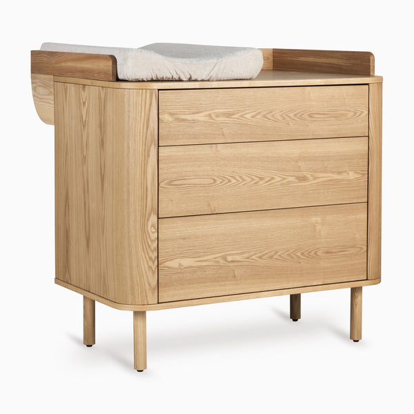 Yume Chest of Drawer XL Changing Table Extension (Natural Ash)