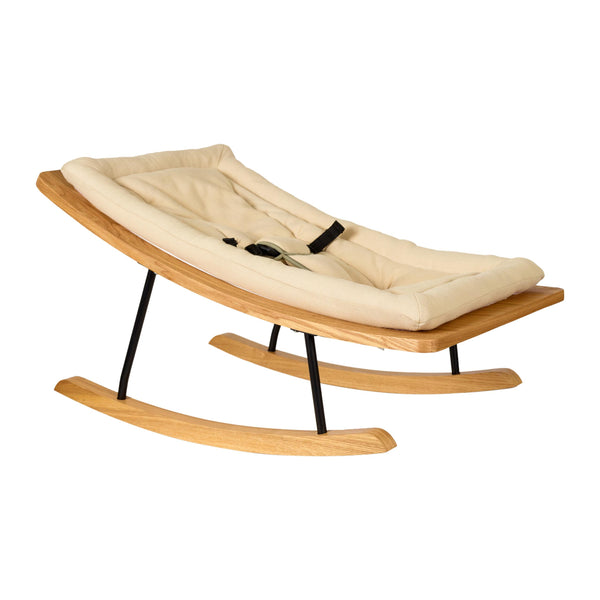 Beige Rocking Baby Bouncer