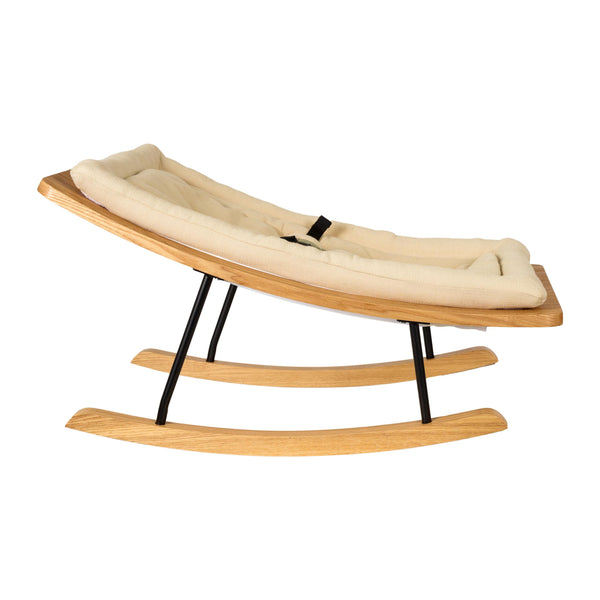 Beige Rocking Baby Bouncer